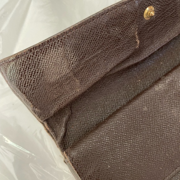 Louis Vuitton Damier Monogram Coated Canvas & Leather Long Wallet - Picture 6 of 10